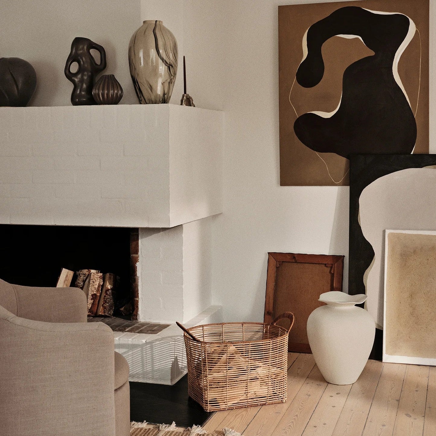 Florentina Large Vase - Off White