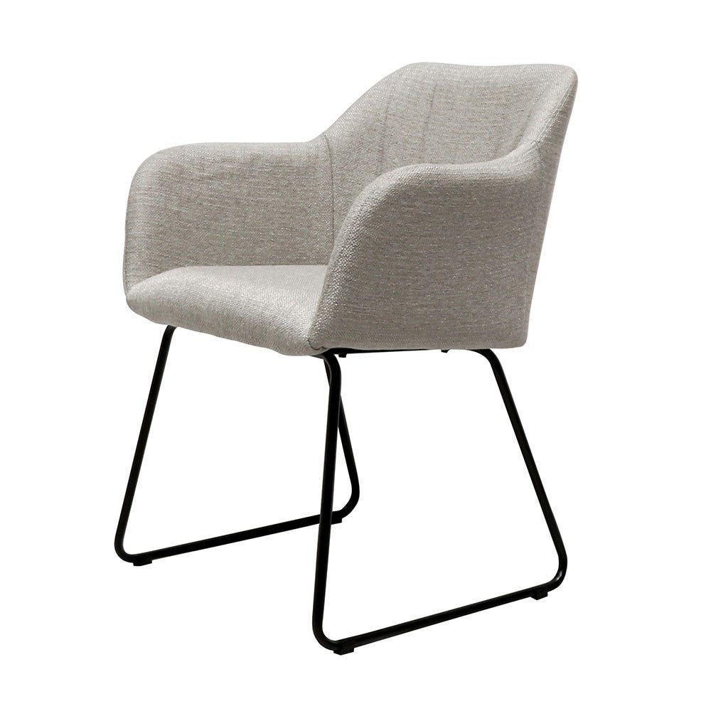 Folio Dining Chair - Grey Fabric