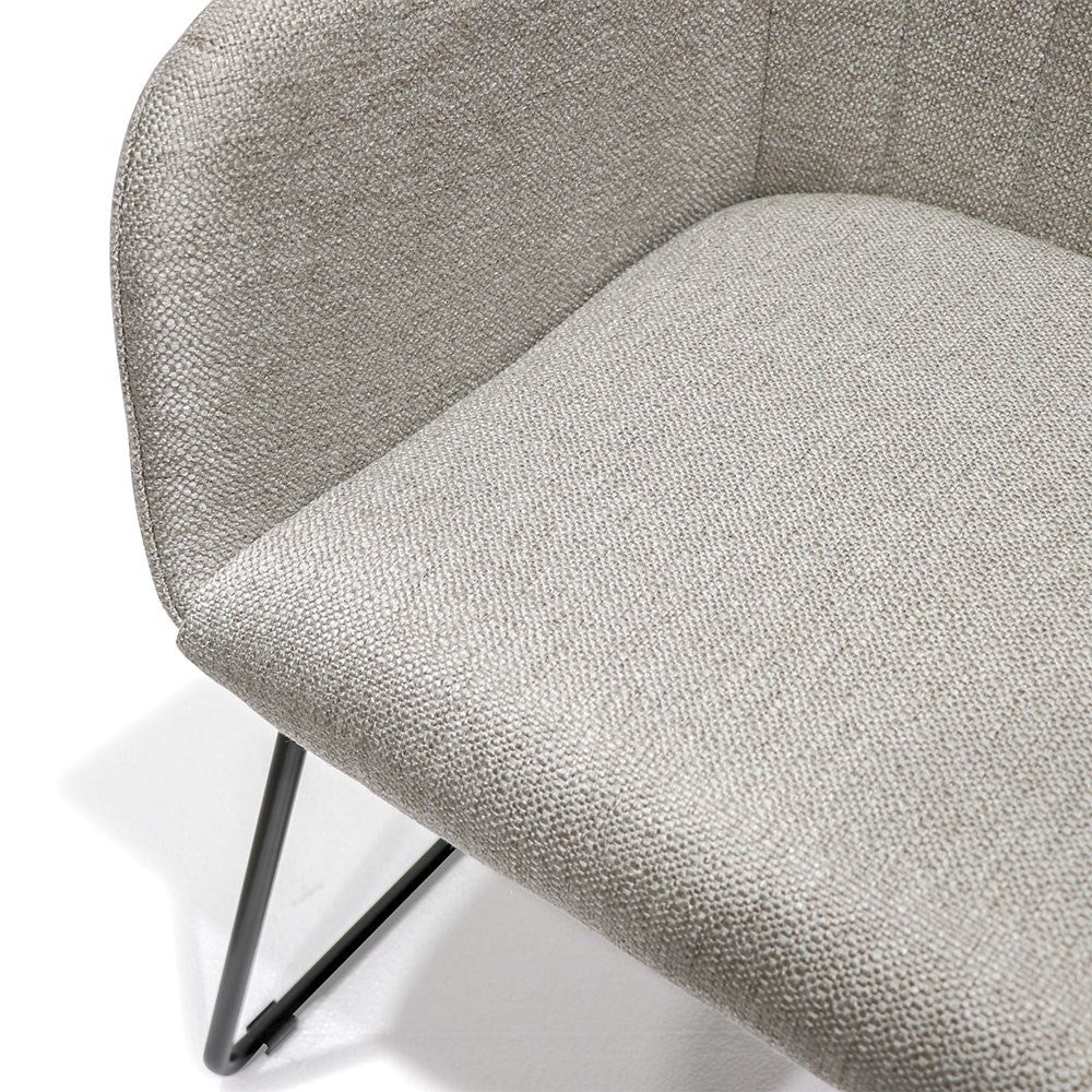 Folio Dining Chair - Grey Fabric