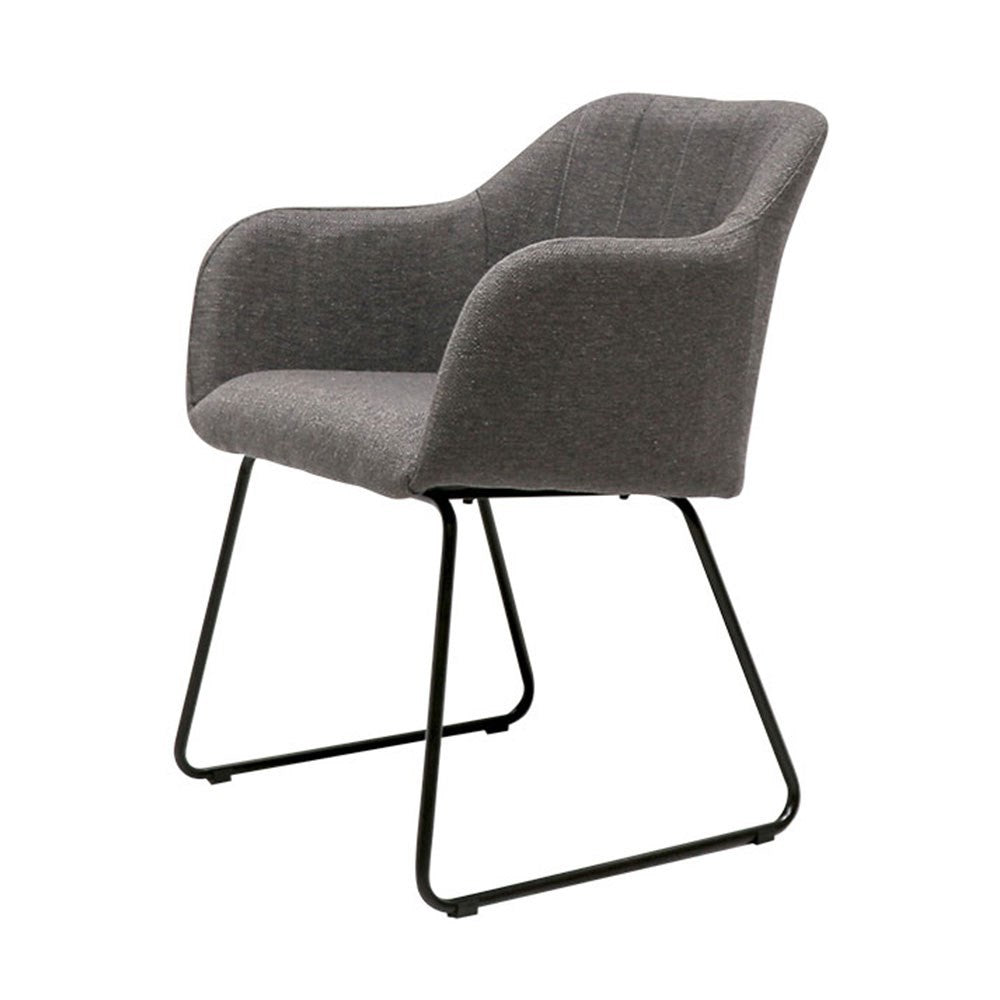 Folio Dining Chair - Charcoal Fabric