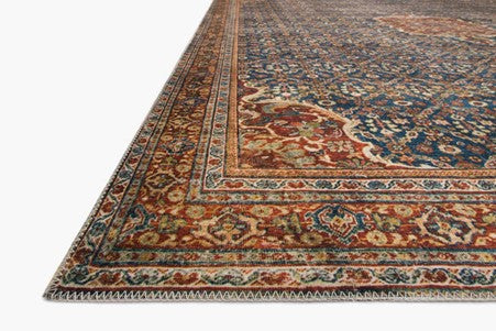 Layla Rug - Cobalt Blue/Spice