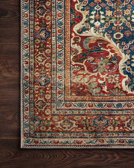 Layla Rug - Cobalt Blue/Spice