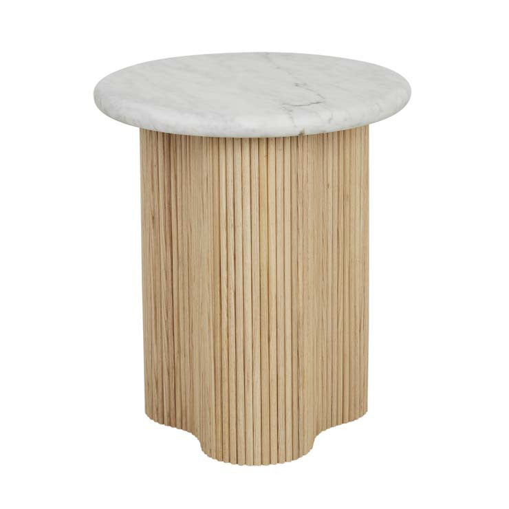 Artie Ripple Side Table - Natural Ash