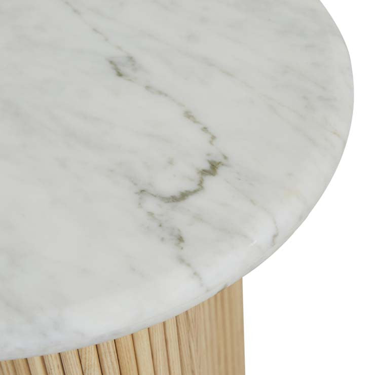 Artie Ripple Side Table - Natural Ash