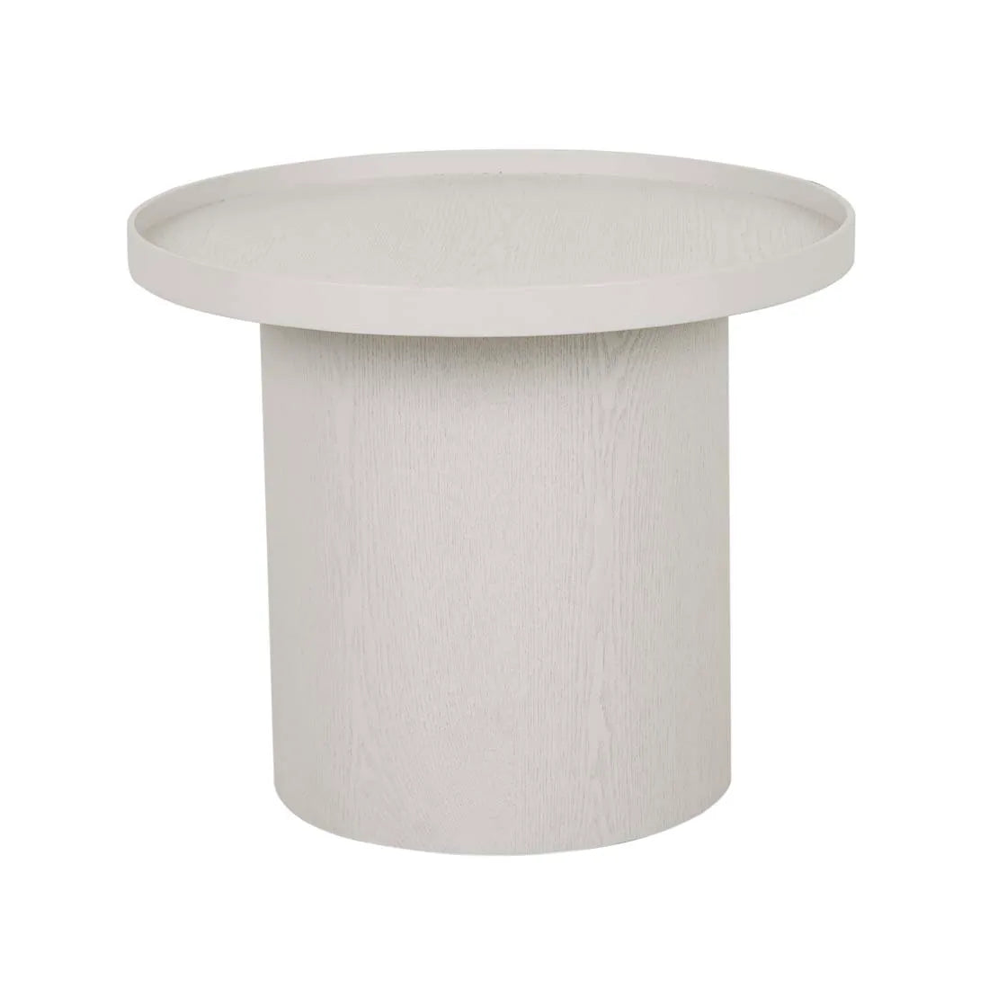 Classique Pedestal Side Table - Oyster Ash