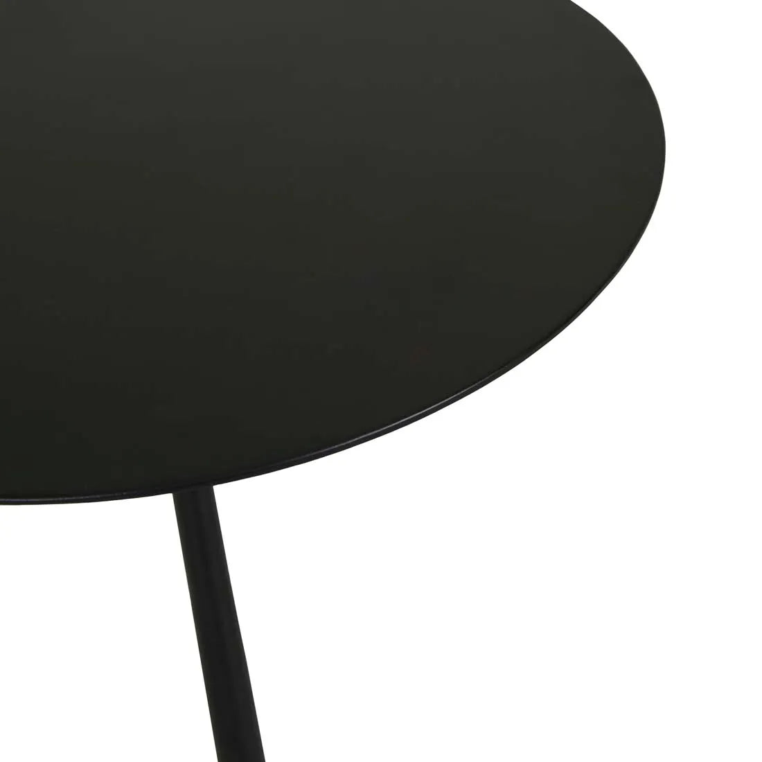 Verona Pillar Side Table - Golden Portoro + Black