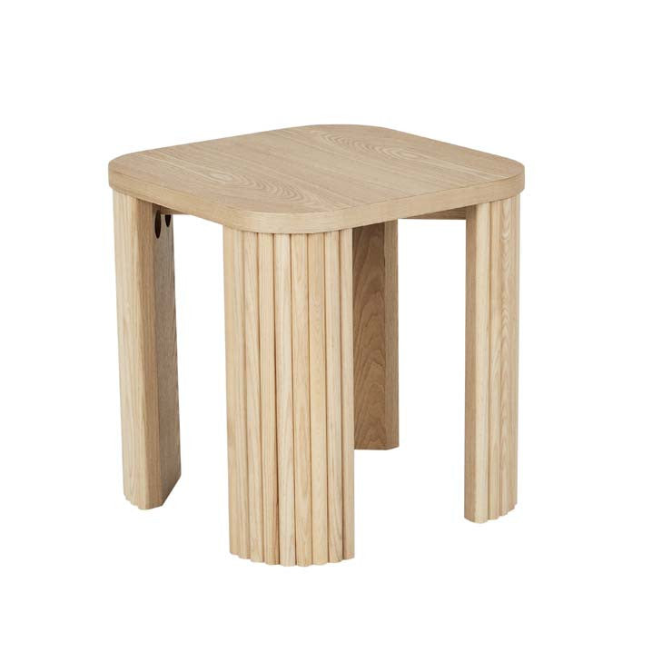Benjamin Ripple Side Table - Natural Ash