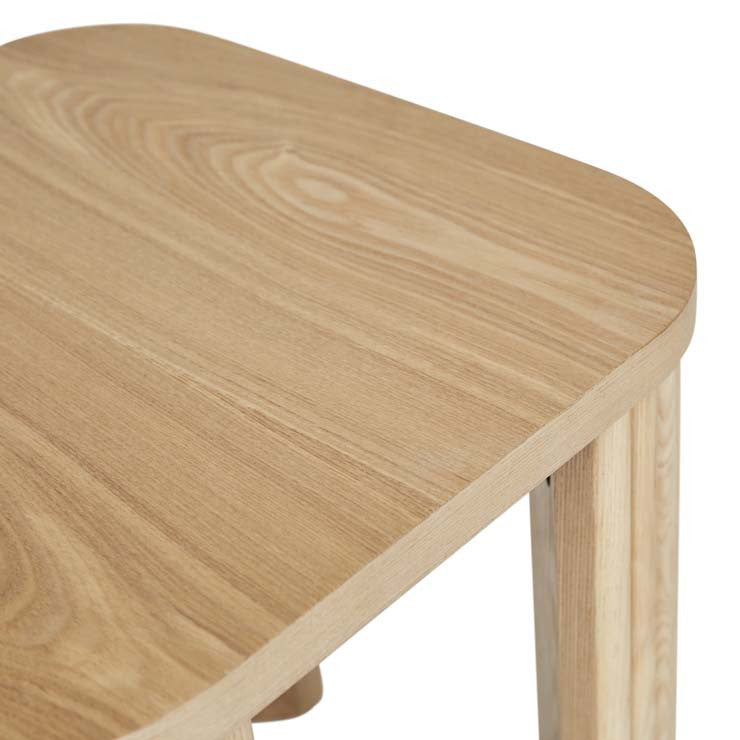 Benjamin Ripple Side Table - Natural Ash