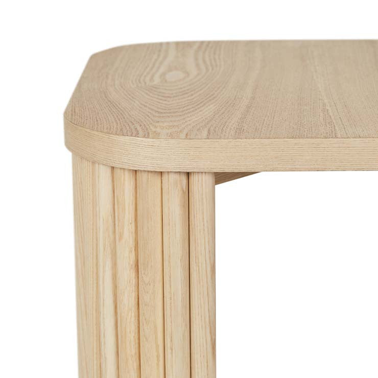 Benjamin Ripple Side Table - Natural Ash