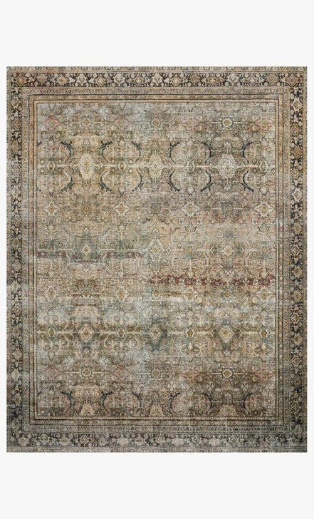 Layla Rug - Olive/Charcoal