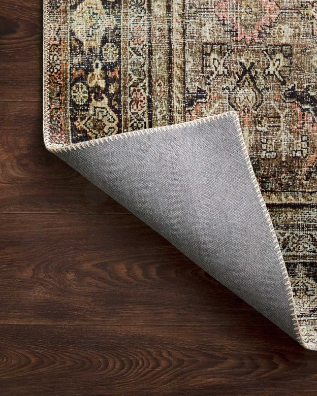 Layla Rug - Olive/Charcoal