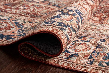 Layla Rug - Red/Navy