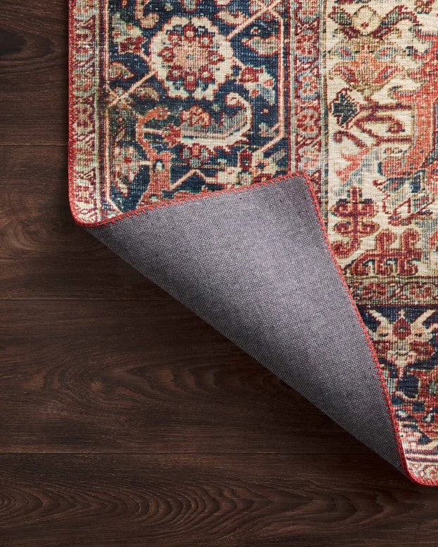 Layla Rug - Red/Navy