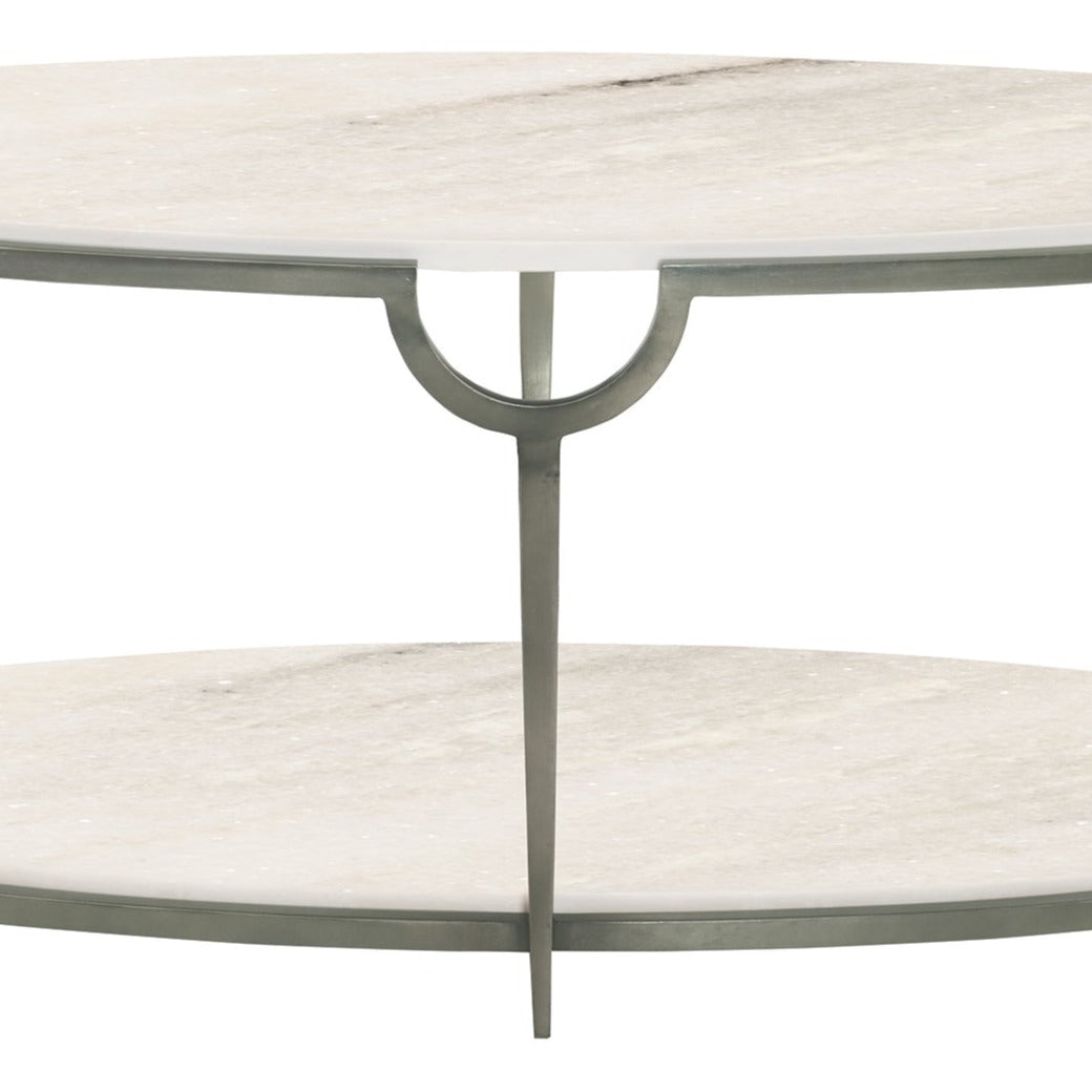 Morello Oval Metal Coffee Table