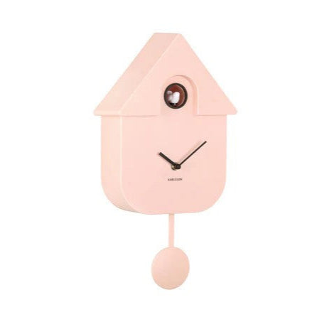 Modern Cuckoo Clock - Soft Pink
