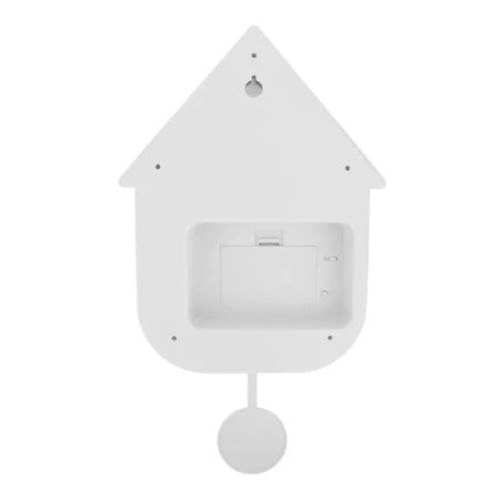 Modern Cuckoo Clock - White & Black Checker