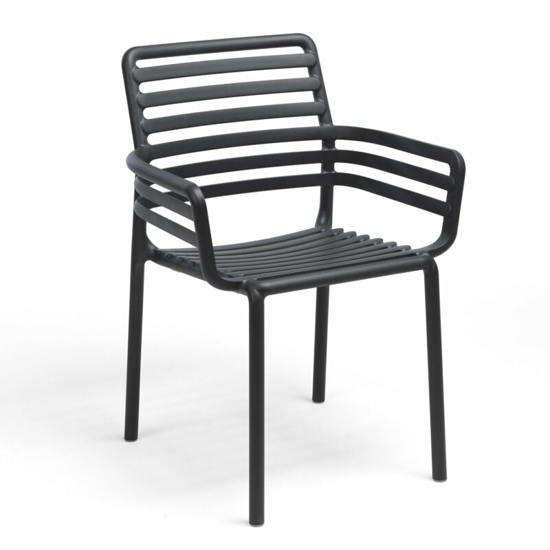 Doga Outdoor Dining/Armchair - Charcoal