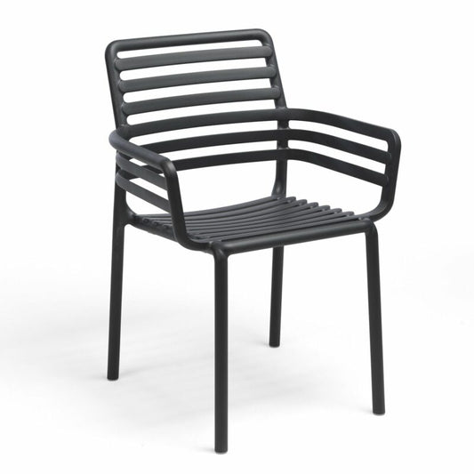 Doga Outdoor Dining/Armchair - Charcoal
