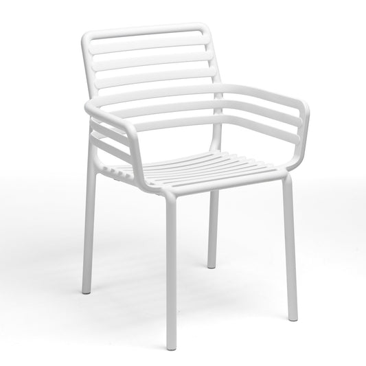 Doga Outdoor Dining/Armchair - White