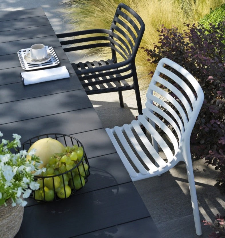 Doga Outdoor Dining Chair - White