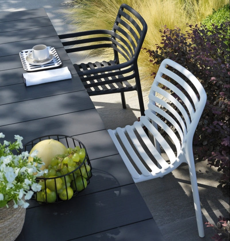 Doga Outdoor Dining/Armchair - Charcoal
