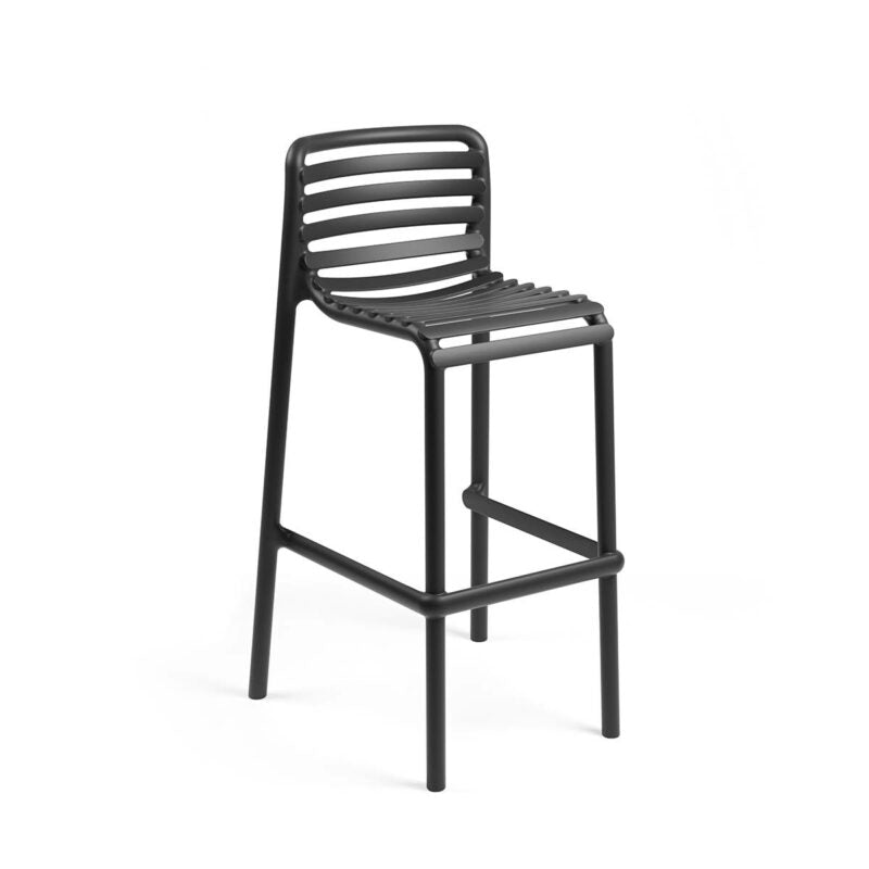 Doga Outdoor Bar Stool - Charcoal