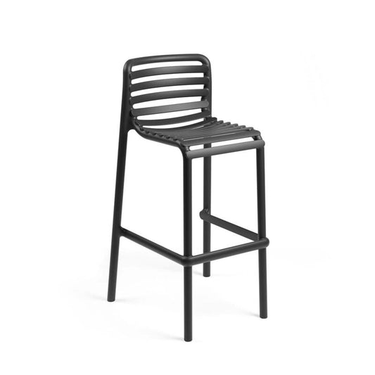 Doga Outdoor Bar Stool - Charcoal