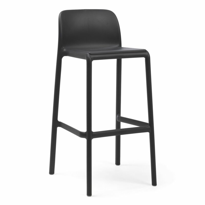 Faro Outdoor High Bar Stool - Charcoal