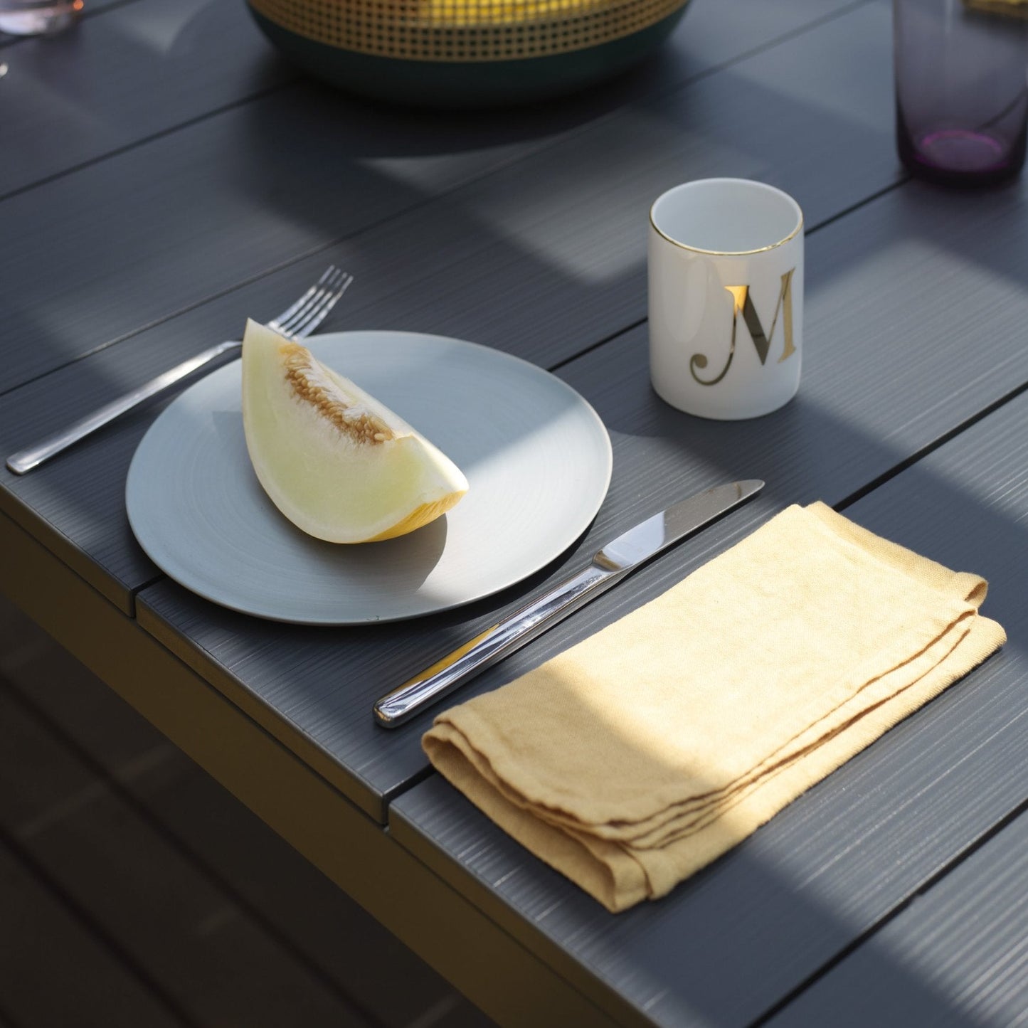 Rio Alu Outdoor Extension Dining Table - 2100 to 2800 Charcoal