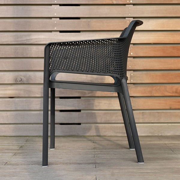 Net Outdoor Dining/Armchair - Charcoal