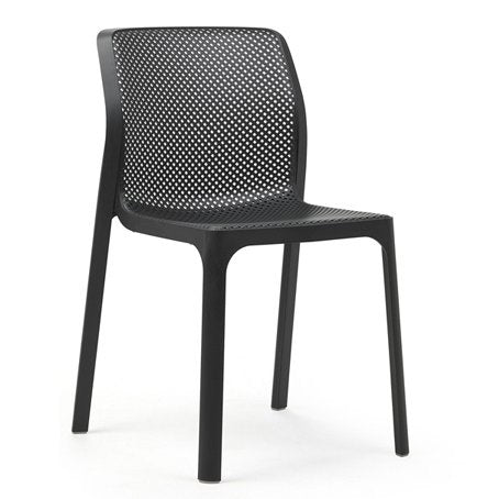 Bit Outdoor Dining Chair - Charcoal