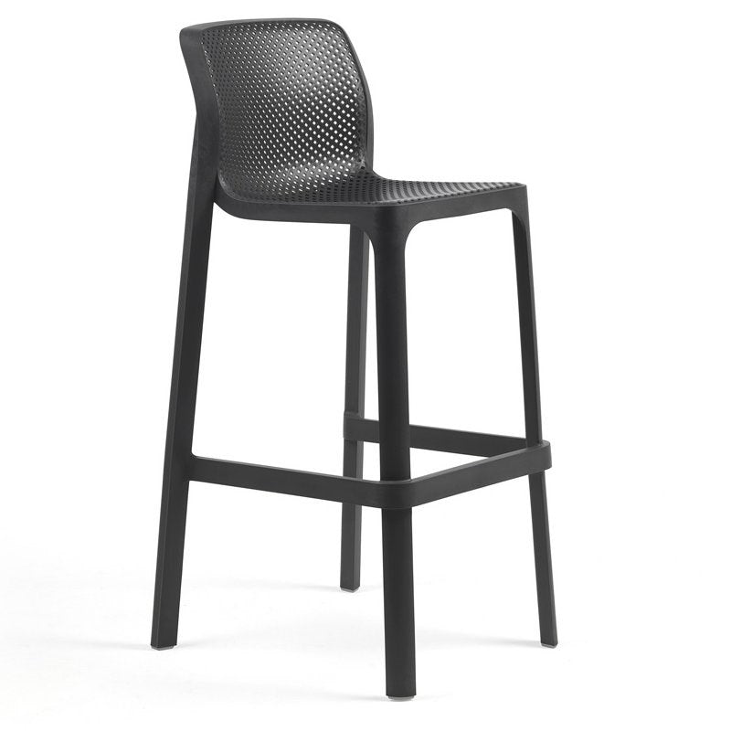 Net Outdoor High Bar Stool - Charcoal