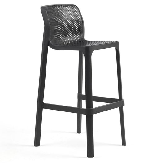 Net Outdoor High Bar Stool - Charcoal