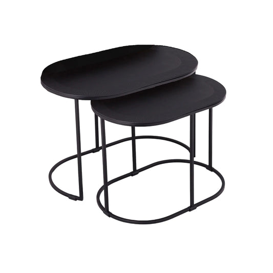 Noir Nest of Tables - Black