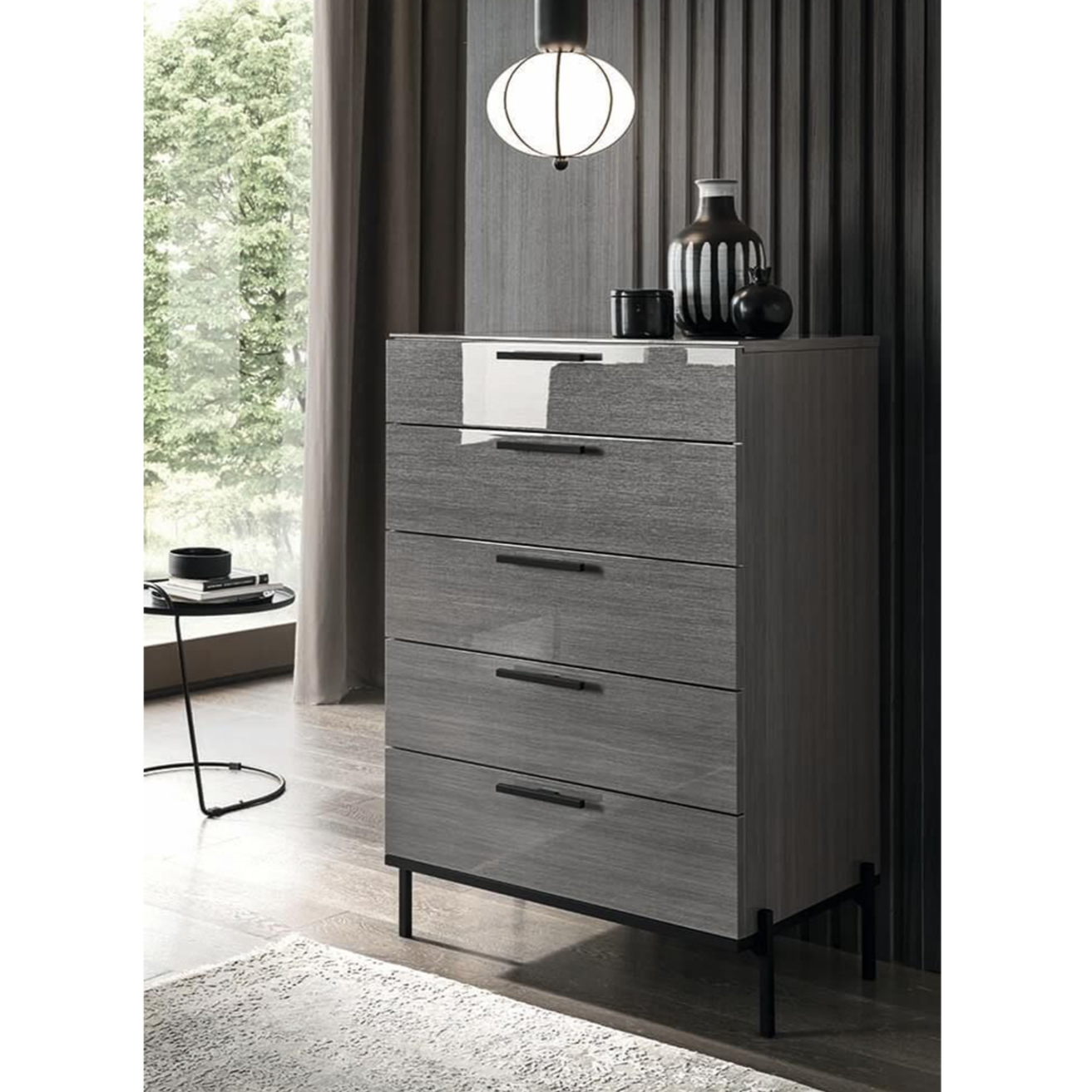 Novecento 5 Drawer Tallboy