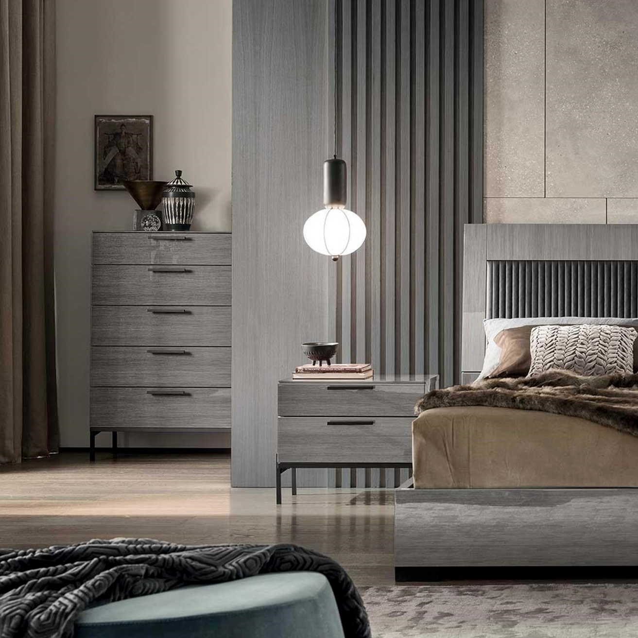 Novecento 5 Drawer Tallboy