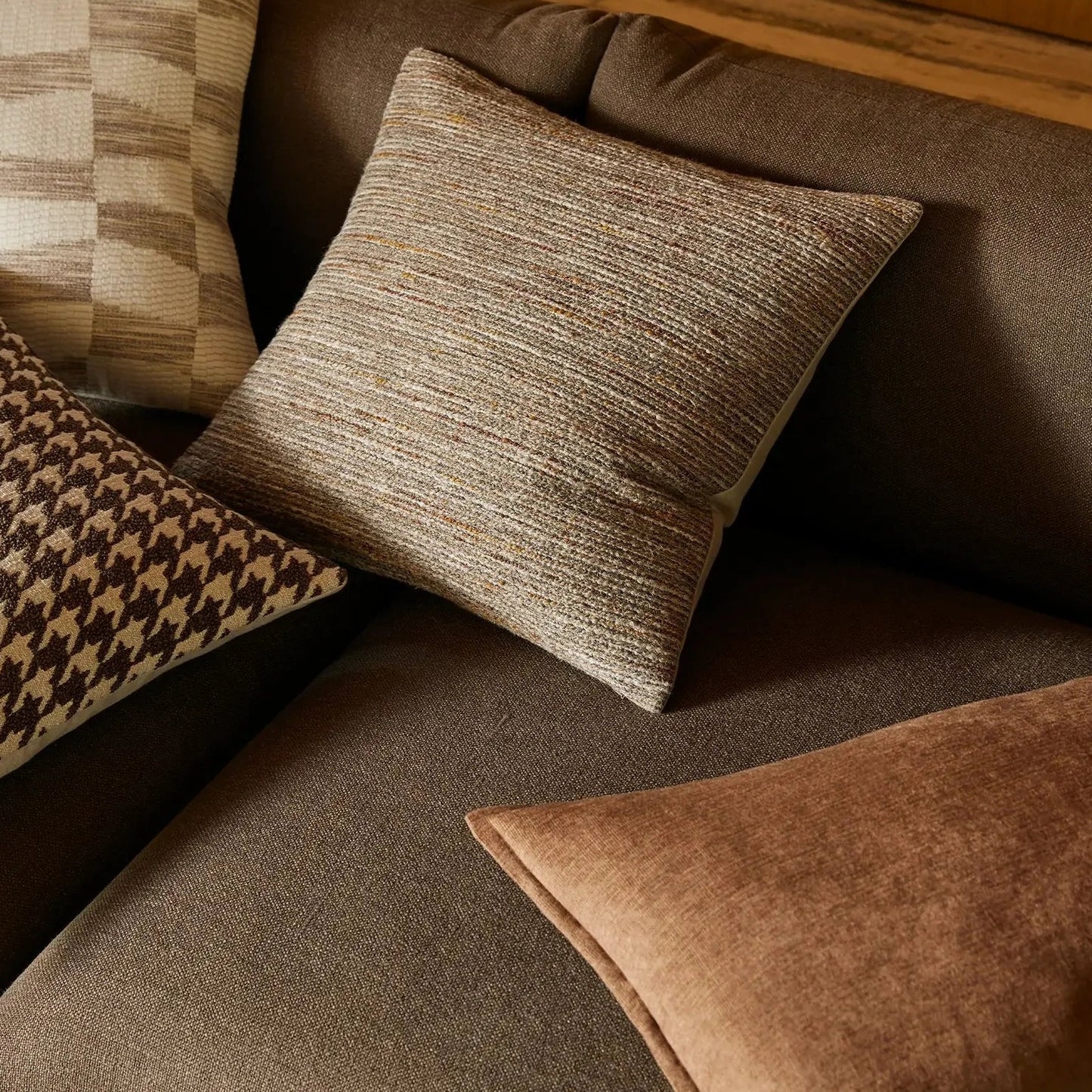 Fiore Cushion - Toffee