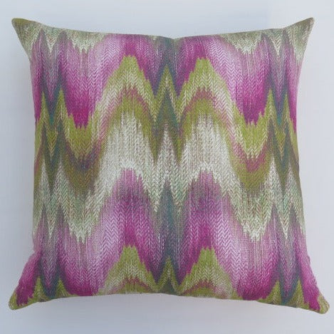 Gazel Cushion - Fuchsia & Lime
