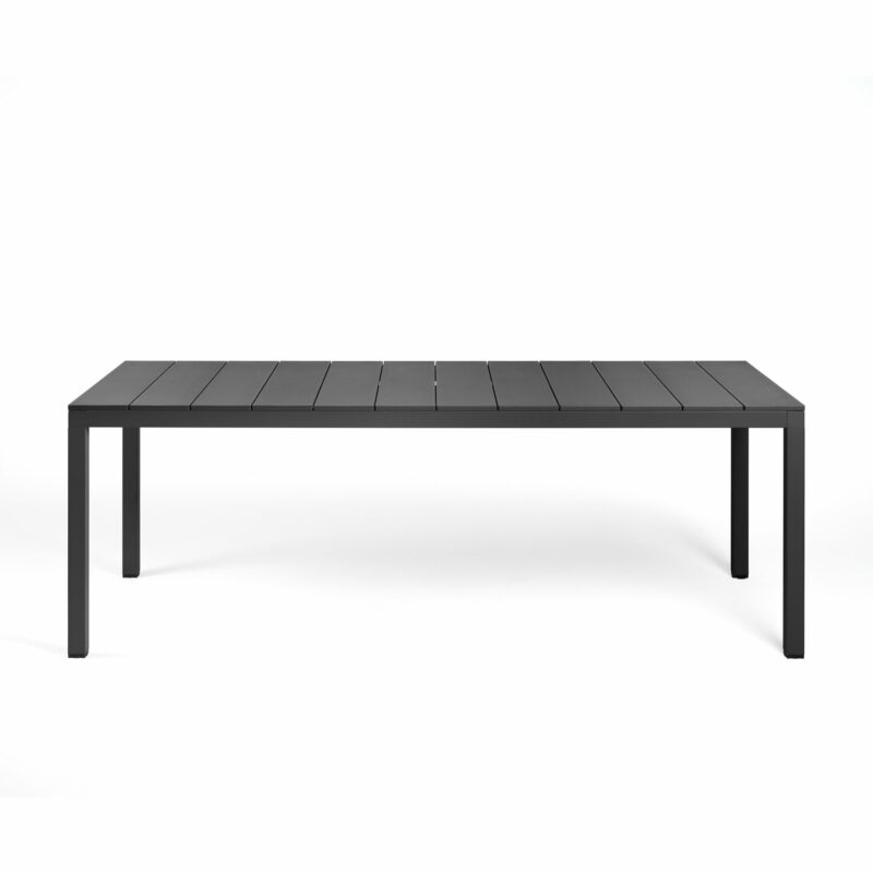 Rio Alu Outdoor Dining Table - 2100 Charcoal