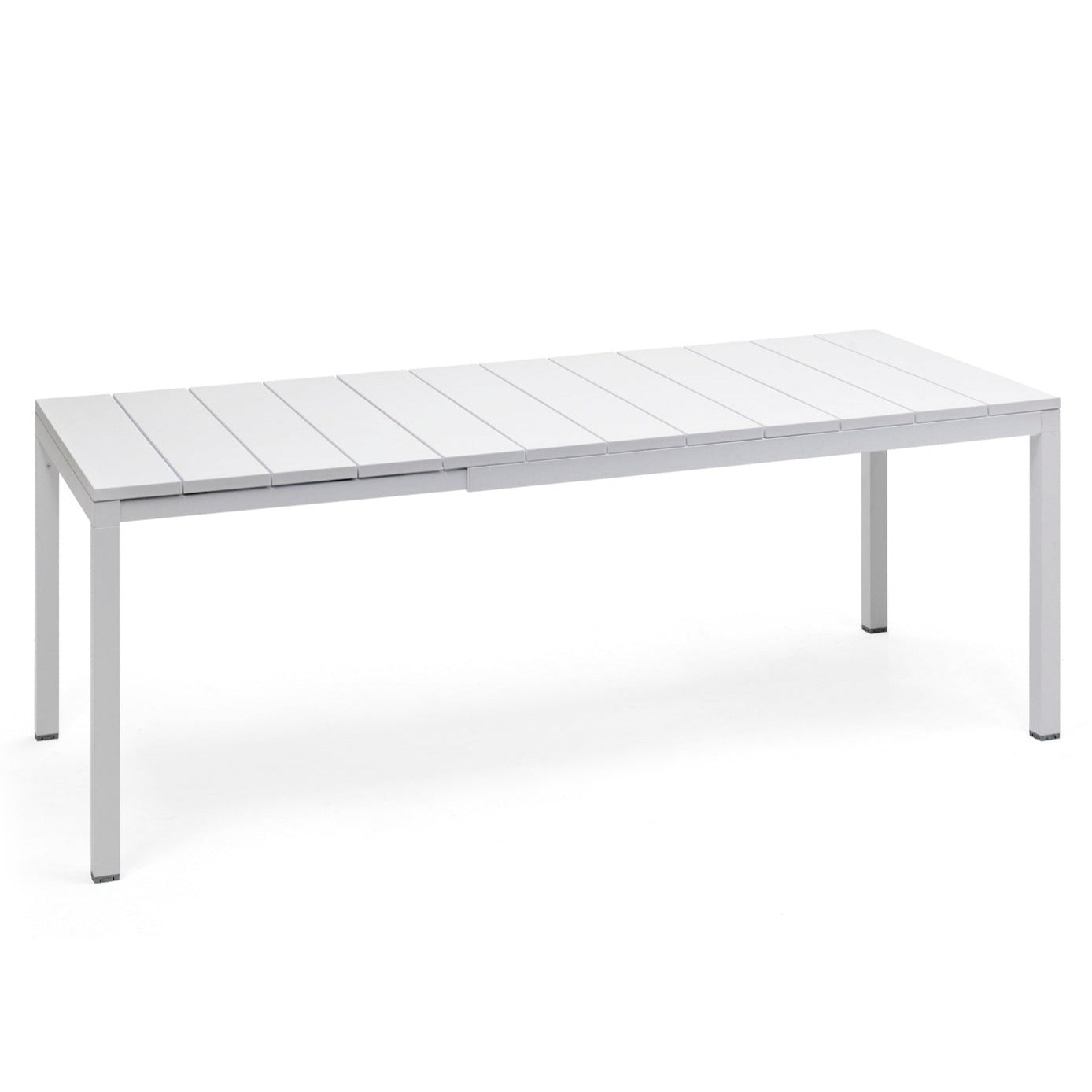 Rio Outdoor Extension Dining Table - 1400 to 2100 White