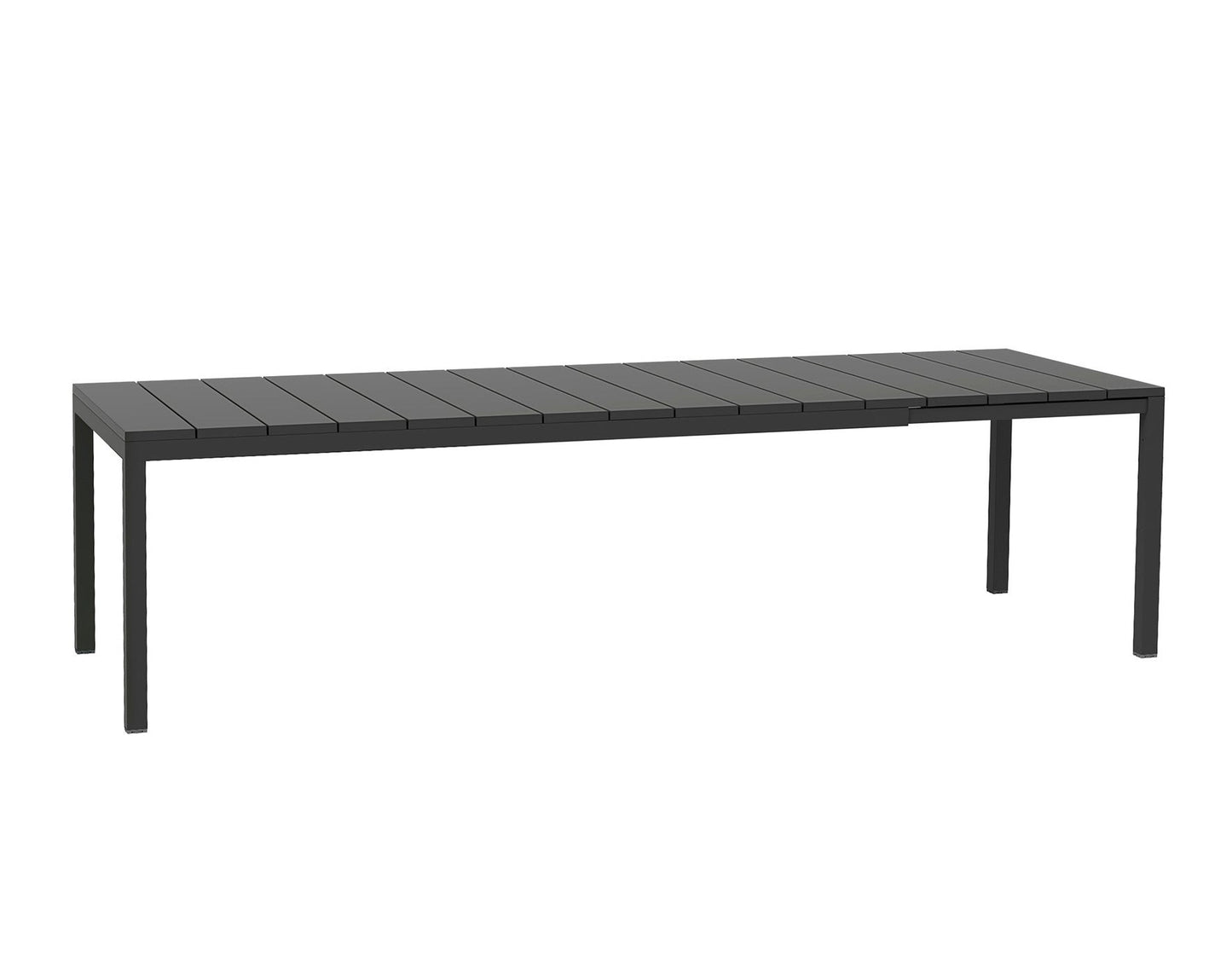 Rio Outdoor Extension Dining Table - 2100 to 2800 Charcoal