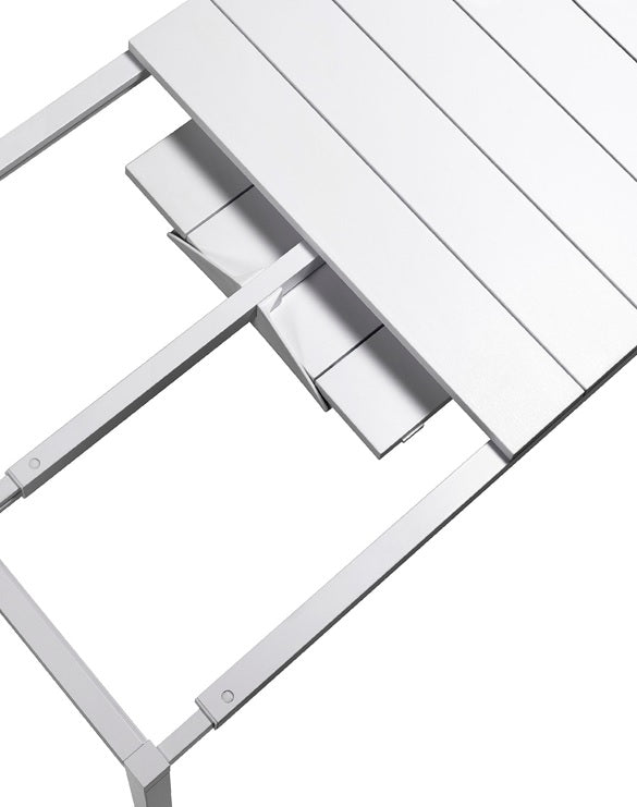 Rio Outdoor Extension Dining Table - 1400 to 2100 White