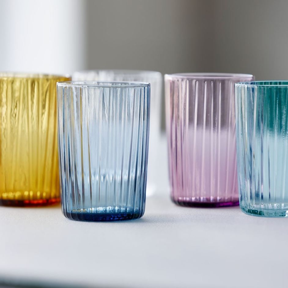 Bitz Tumbler - Amber - Set of 4