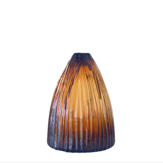 Soho Vase - Amber Glass