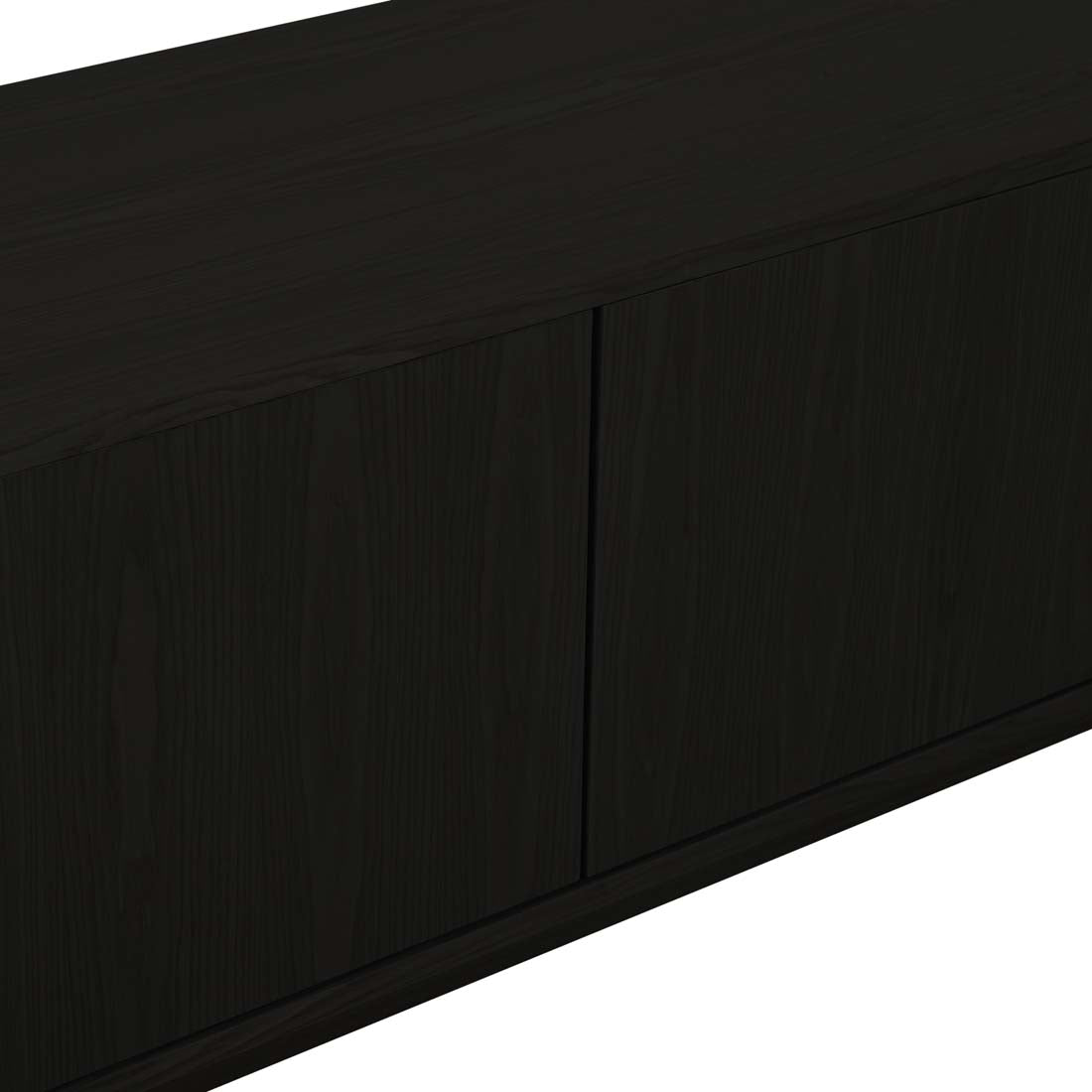 Oberon Crescent Entertainment Unit Small - Matt Dark Oak