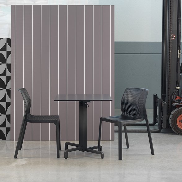 Bit Outdoor Dining Chair - Charcoal