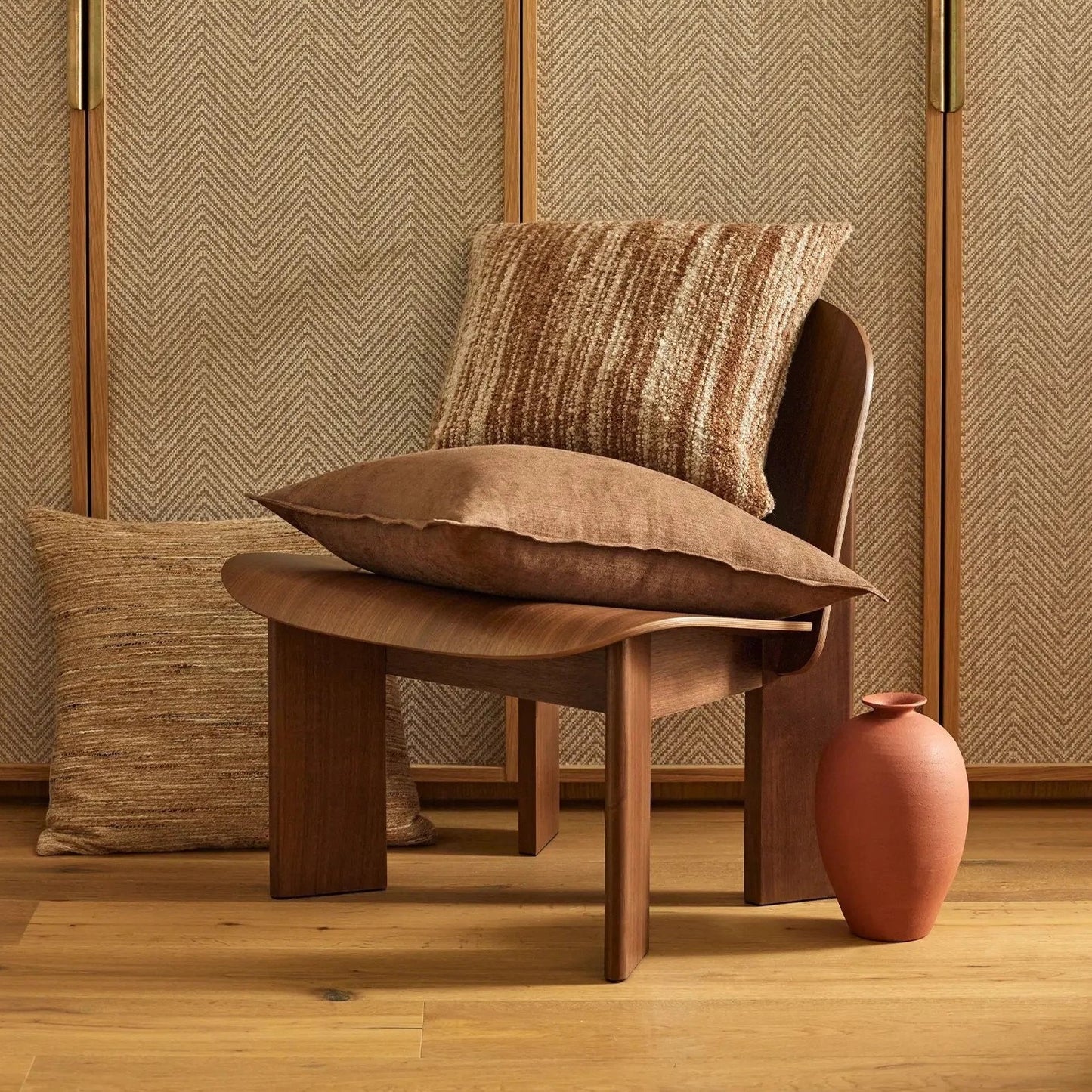 Fiore Cushion - Toffee