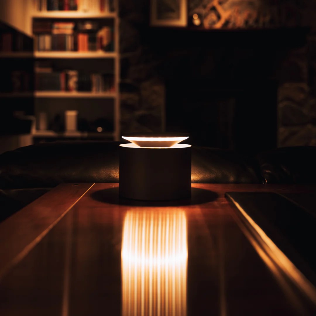 Push Up Table Lamp - Dark Grey