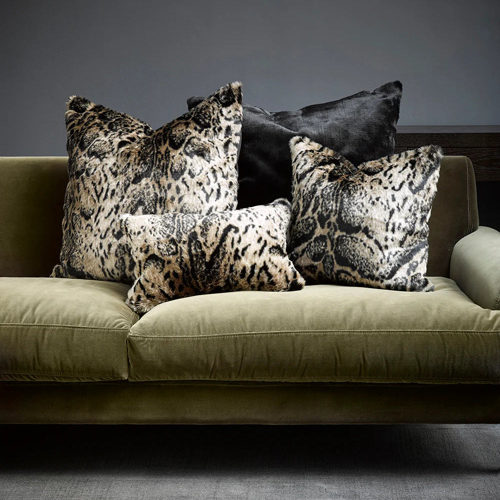 Fur Cushion - African Leopard (3 Sizes)