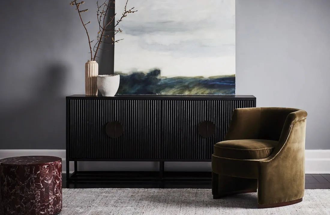 Benjamin Ripple Buffet - Matt Black